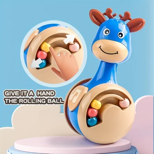 Roly Poly Baby Toys 6 to 12 Months, Tumbler Wobbler Toys for Infant Boy Girl - Perfect for Learning to Climb & Early Education! - Image 6