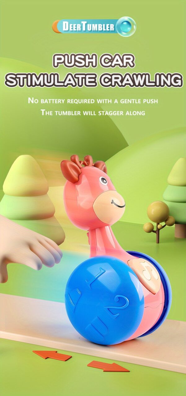 Roly Poly Baby Toys 6 to 12 Months, Tumbler Wobbler Toys for Infant Boy Girl - Perfect for Learning to Climb & Early Education! - Image 11