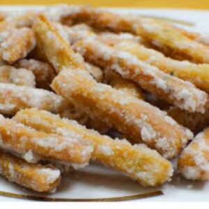 homemade sweet fries (khurma / murali / sugar goja) – traditional ramadan sweet snack
