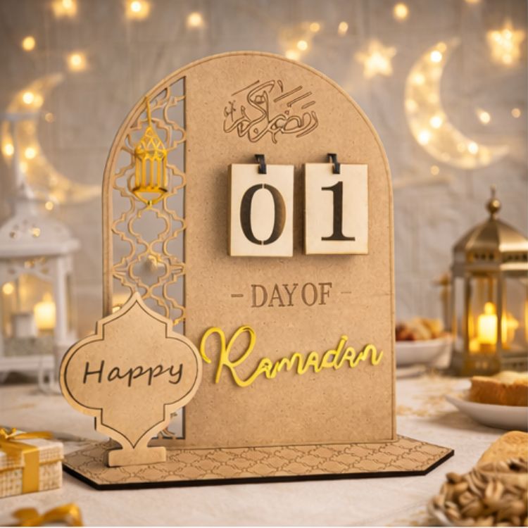 ramadan wooden countdown calendar – “day of ramadan” table decor, islamic ramadan decoration for kids & family ramadan wooden countdown calendar – “day of ramadan” table decor, islamic ramadan decoration for kids & family